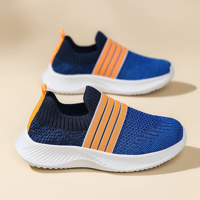 Children'S Shoes Summer Single Mesh Breathable Children'S Sneaker Explosions Flying Mesh Surface Slip-On Casual Shoes For Boys And Girls - Image 4