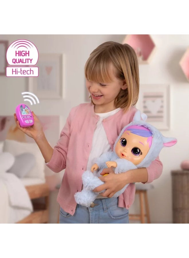 CRY BABIES دمية بيبي كراي جينا التفاعلية لروتين النوم | تصدر أصوات أطفال واقعية | دمية ناعمة قابلة للجمع | لعب رعاية وتخيل | تطوير حسي | هدية للأطفال الصغار والأطفال - Image 3