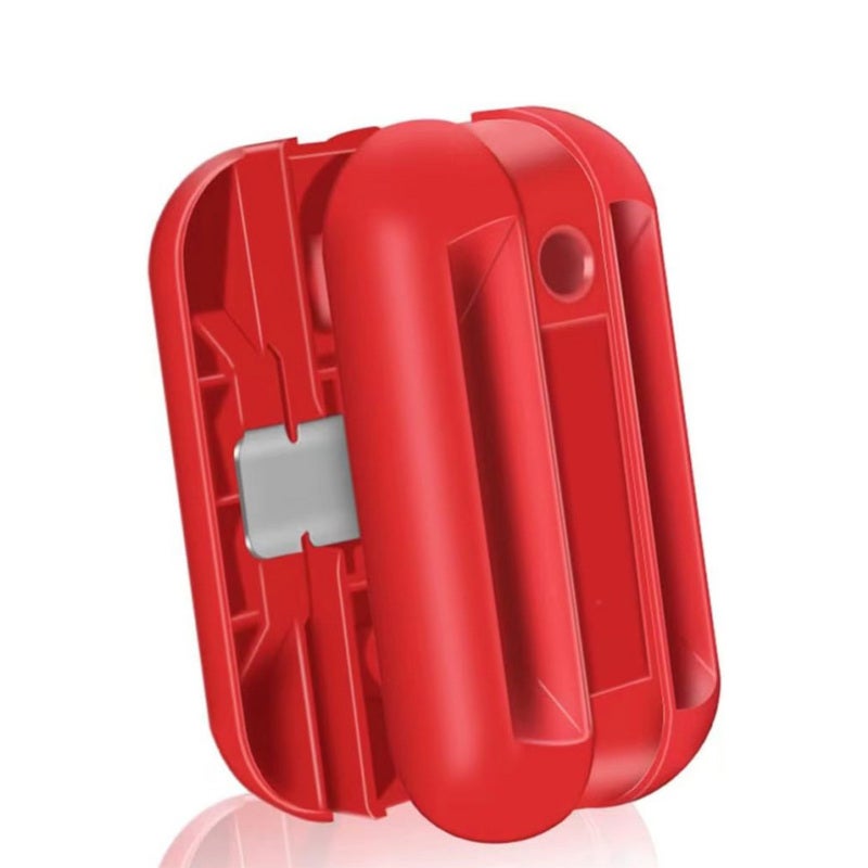 Edge Banding Trimmer Tool: Red, Sharp Tungsten Carbide Blade, Easy To Use - Time Saving, Bidirectional Trimming for Home Workshop, DIY Wood Projects - Image 1