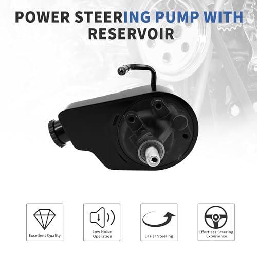 RABROPAR Power Steering Pump with Reservoir Compatible with 1997-2002 Chevy, GMC, Cadillac Compatible with Escalade, Tahoe, Suburban, Yukon XL - Image 5