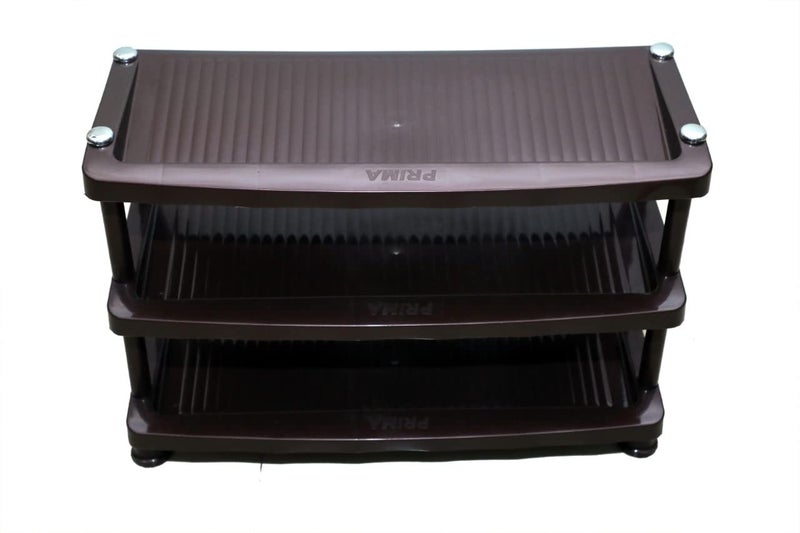 Prima Plastic Shoe Rack-3 | Storage Organizer | Shelves for Home | Living Room | Bedroom (3 Shelves) - Image 4