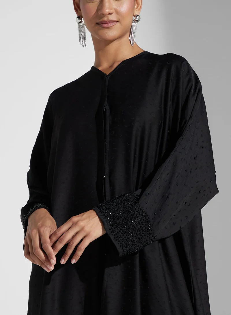 Khizana Embellished Detail Abaya