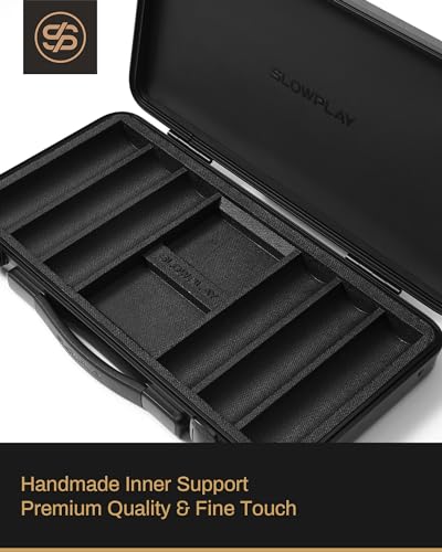 SLOWPLAY Poker Chip Case for Texas Holdem, 500 pcs of 39/40mm Poker Chips | High-end Carrying case Providing Full Protection, German Polycarbonate Shell, Super Portable & Sturdy - Image 4