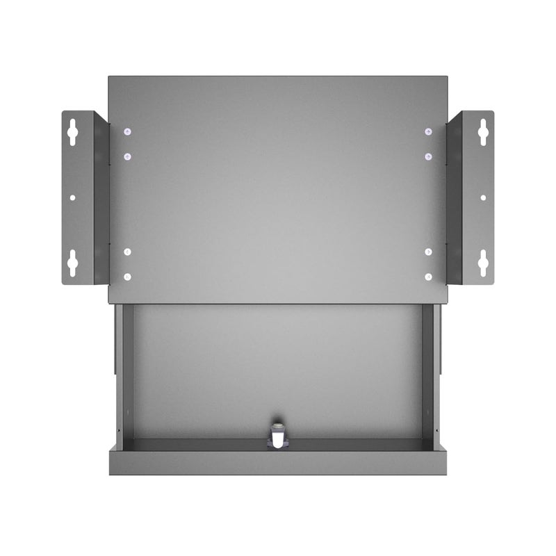 Mofangtech Under Desk Drawer Sliding Out Attachment with Shell, 15.6" x 10" x 5.07" Pull Out Lockable Drawer Storage Organizer with Cable Mangement for Workbench or Standing Desk with High Crosspiece - Image 5