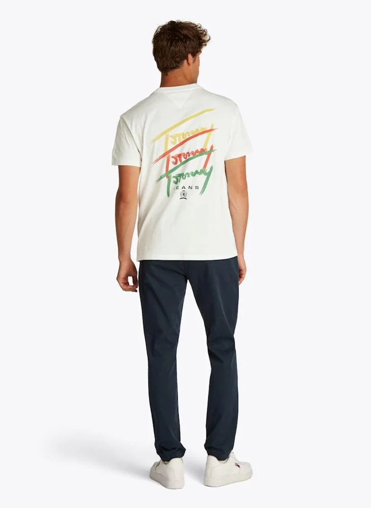 TOMMY JEANS Twisted Signtr Crew Neck T-Shirt