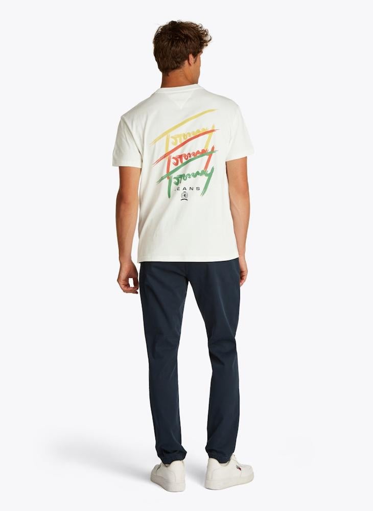 TOMMY JEANS Regular Fit Twisted Signtr T-Shirt  - Image 2