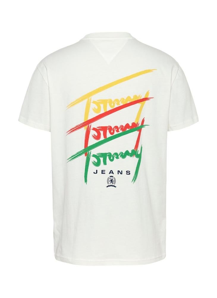 Regular Fit Twisted Signtr T-Shirt