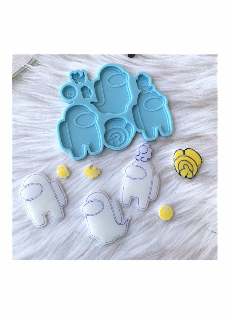 KASTWAVE Among Game Us Keychian Silicone Molds Making Casting Molds for DIY Jewelry Craft - Image 5