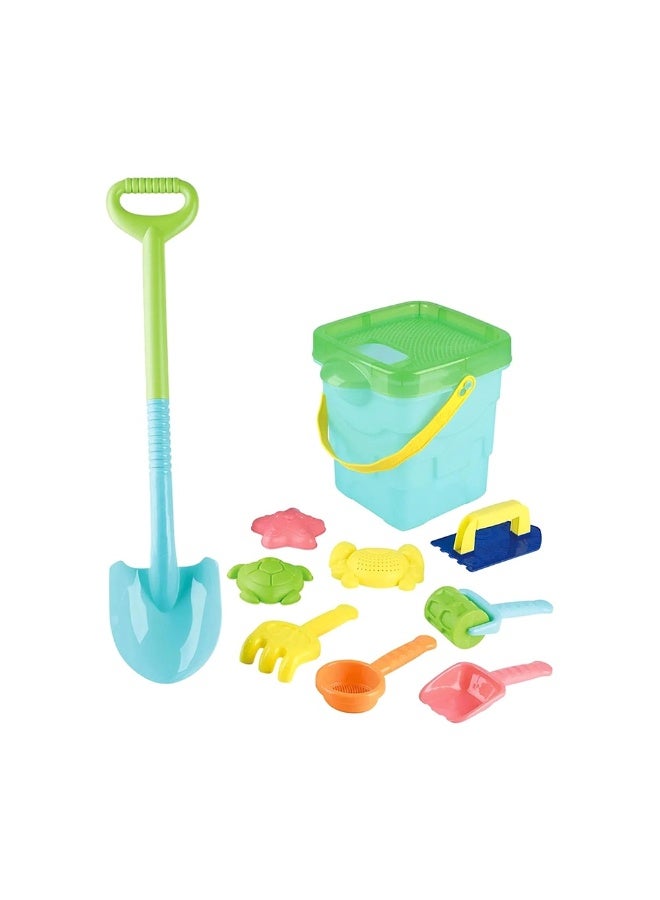 PLAYGO مجموعة ألعاب بلاي جو للحفر والبناء والرمل (12 قطعة) - Image 1