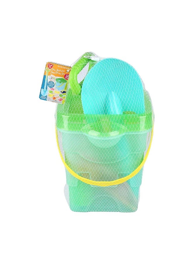 PLAYGO مجموعة ألعاب بلاي جو للحفر والبناء والرمل (12 قطعة) - Image 4