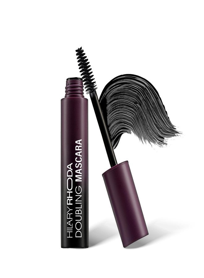 Hilary Rhoda Doubling Mascara | Bold Black Finish | Waterproof & Smudge-Proof | Volumizing & Curl Lift | Clump-Free | Quick Dry | 12ml - Image 1