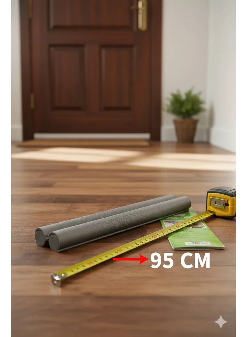 Green Tiger 95cm EVA Foam Non-Woven Door Bottom Sealing Strip - Soundproof & Dustproof Draft Guard (White) - Image 4