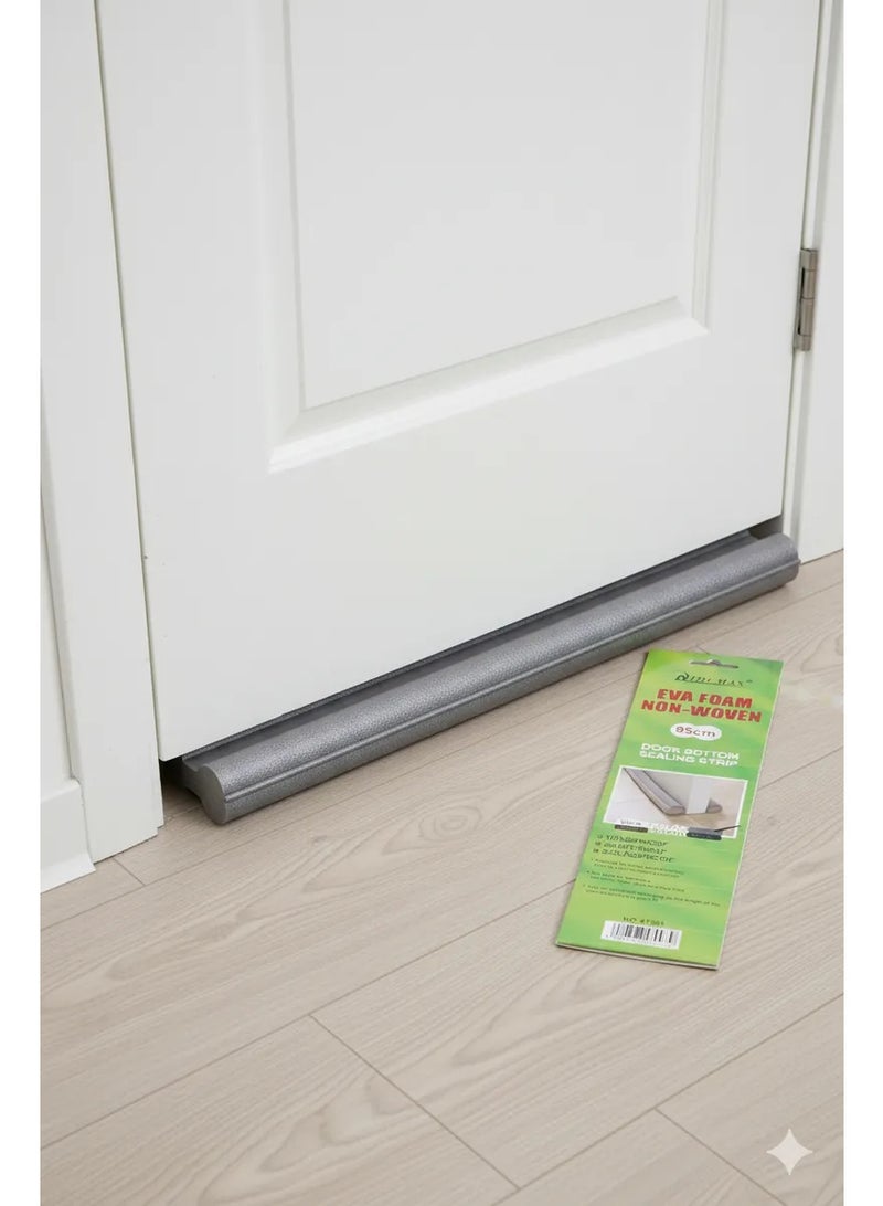Green Tiger 95cm EVA Foam Non-Woven Door Bottom Sealing Strip - Soundproof & Dustproof Draft Guard (White) - Image 3