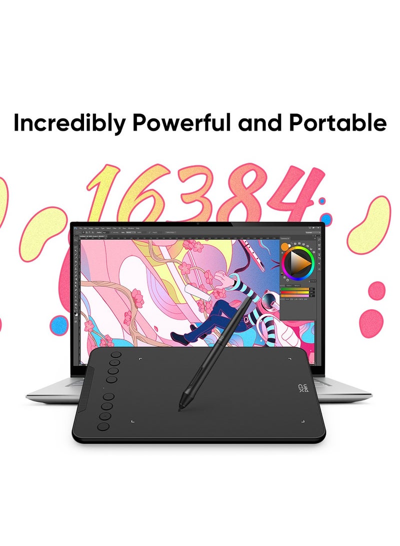 XP-PEN جهاز لوحي للرسومات XPPen Deco Mini7 V2، مقاس 7*4.3 بوصة، مزود بـ 8 مفاتيح، متوافق مع أنظمة Android وWindows وMac، للتعليم عبر الإنترنت - Image 2