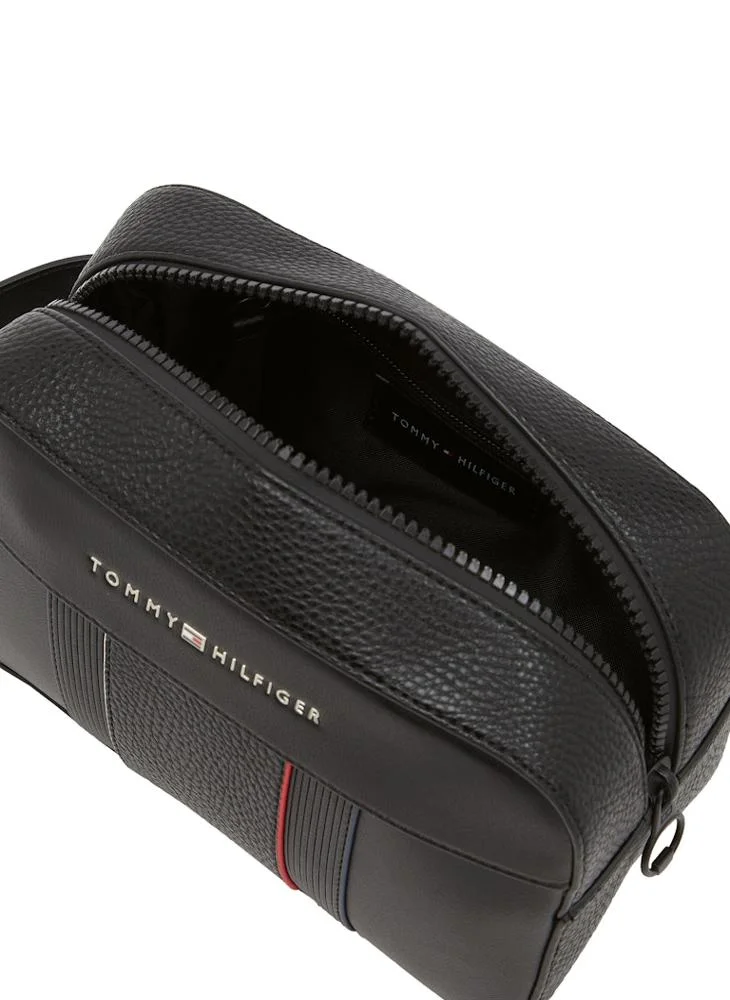 تومي هيلفيغر Logo Detailed Toiletry Bag