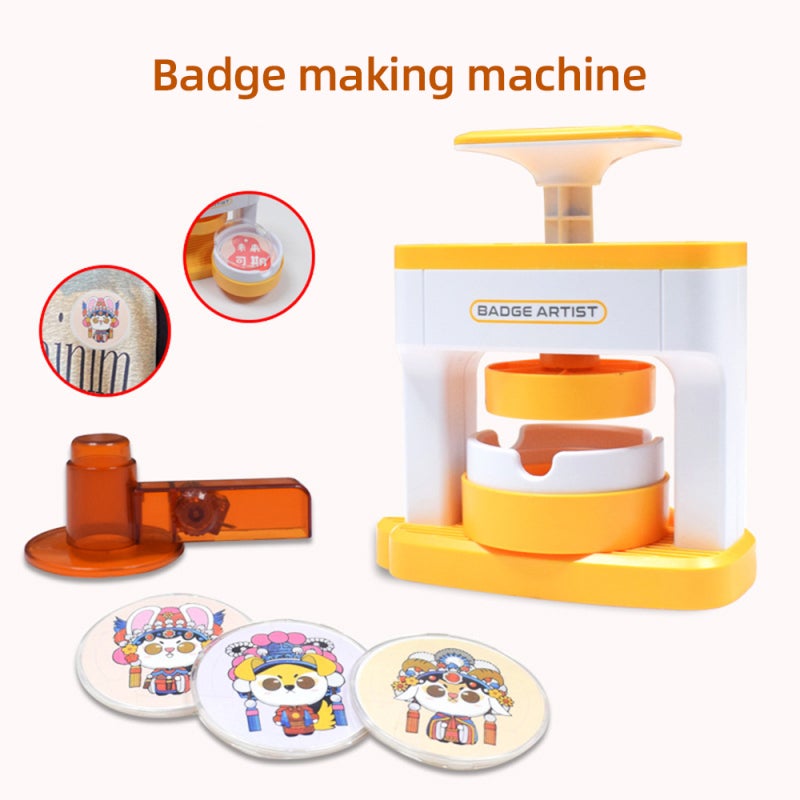 Button Maker Machine 55mm/2.16in Installation-Free - Easy To Use Pin Maker for Kids Arts Crafts, Hand-On Activity, Gift Making - Image 4