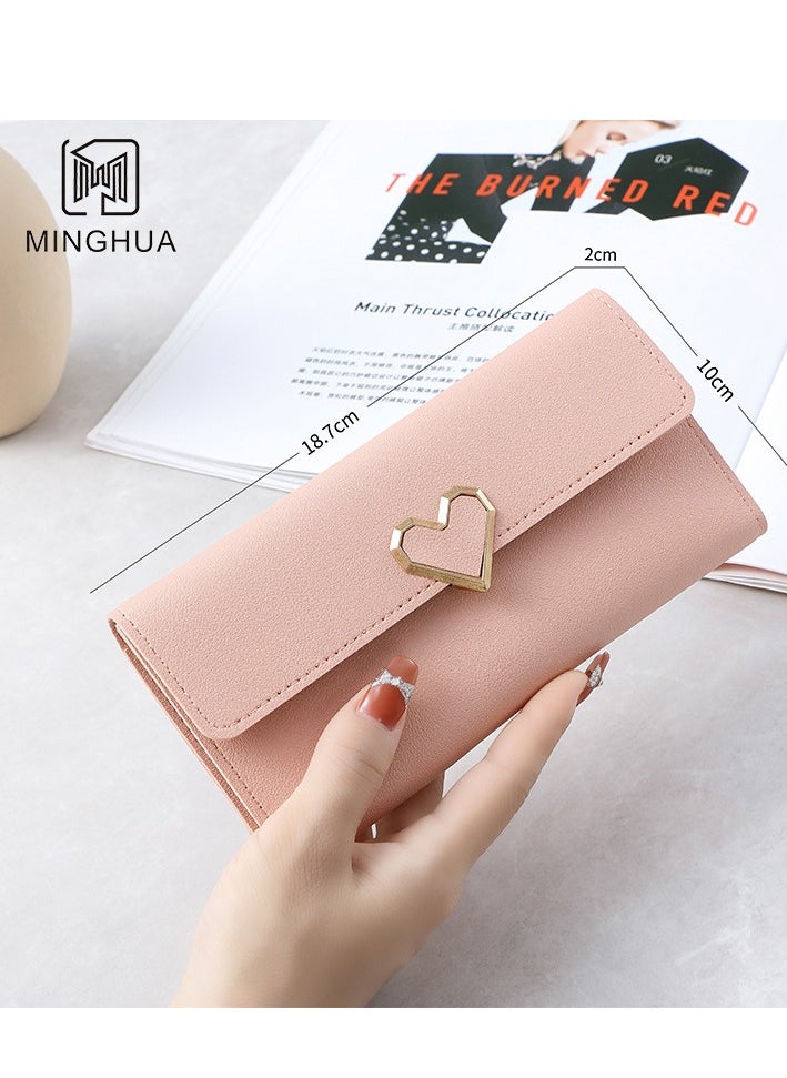 MINGHUA - Women's High end Solid Color Flip Wallet - Image 1
