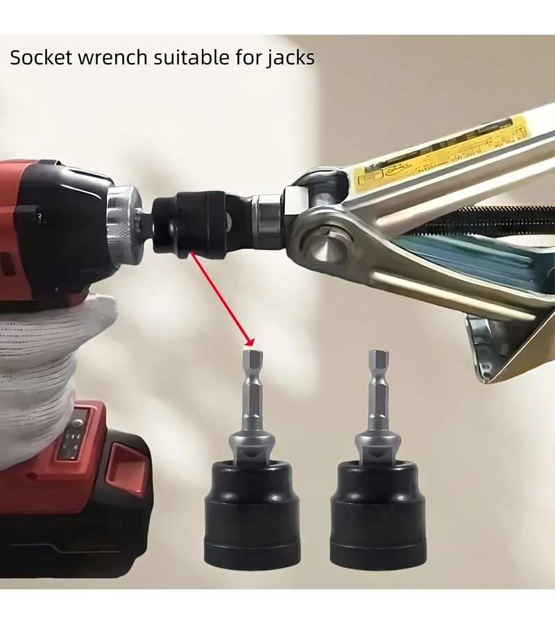 Black Car Jack Socket Wrench Home Vehicle Maintenance Tool Universal Hydraulic Cylinder Components Tire Replacement Lifting Tool Compact Design Sturdy Build Reliable Performance Precision Engineering Auto Repair Accessory - Image 3