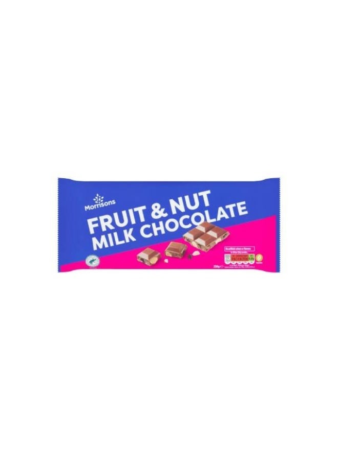 Milk Chocolate, Fruit & Nut - 200g, UK