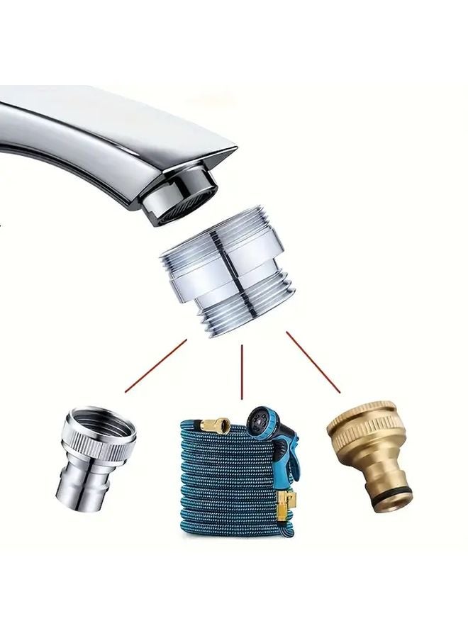 6PC Combination Set G 1 2 Inch Male Thread Faucet Adapter Brass Multi Functional Universal - Image 2