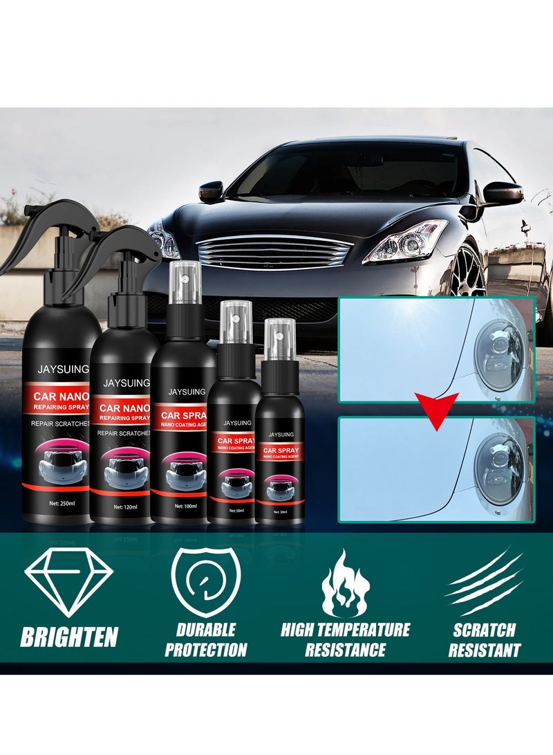 Jaysuing Automotive Coating Spray Car Maintenance Glazing Anti-dust Anti-fouling Liquid Glass Sealing Glaze Coating Agent 120ml - Image 1