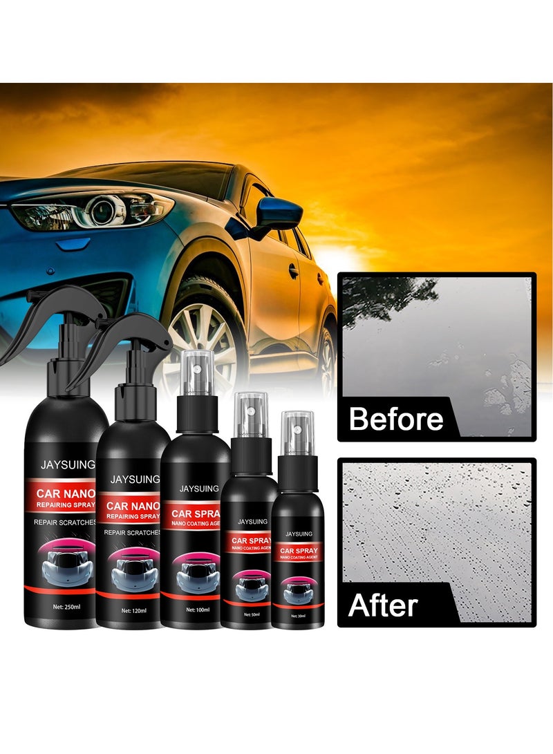 Jaysuing Automotive Coating Spray Car Maintenance Glazing Anti-dust Anti-fouling Liquid Glass Sealing Glaze Coating Agent 120ml - Image 2