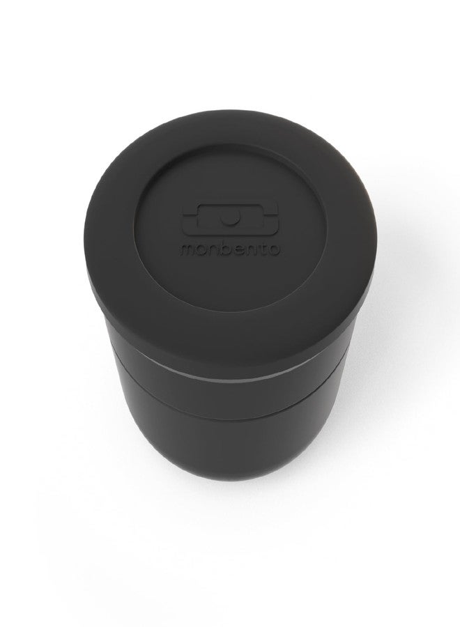 monbento - MB Temple M black Onyx bento box sauce cup - Leak-proof and reusable lunch box sauce container - Suitable for MB Original & MB Square bento boxes… - Image 1