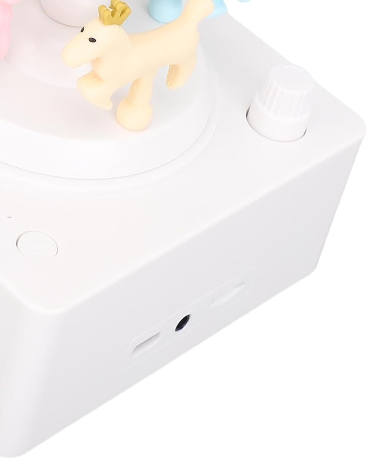 يوسو مكبر صوت بلوتوث دوار على شكل حصان مع تشغيل AUX وصوت ستيريو 360 درجة - Image 2