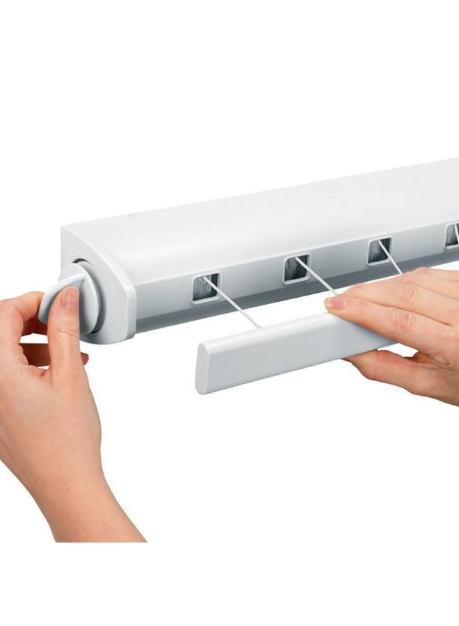 Primanova 5-Line Space-Saving Geras Retractable Clothesline White 21 m - Image 2