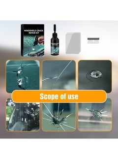 Generic Windshield Crack Repair Kit, Glass Cracks Gone Repair Kit, Premium Car Windshield Crack Repair Fluid for Automotive Windscreen Tool, Quick Fix Windshield & Glass Repair Tools (2 Sets)  - Image 4