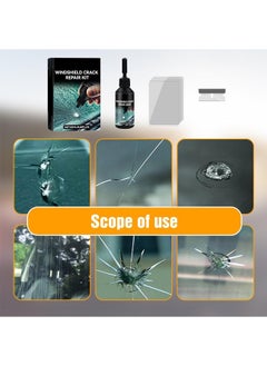 Generic Windshield Crack Repair Kit, Glass Cracks Gone Repair Kit, Premium Car Windshield Crack Repair Fluid for Automotive Windscreen Tool, Quick Fix Windshield & Glass Repair Tools (2 Sets)  - Image 5