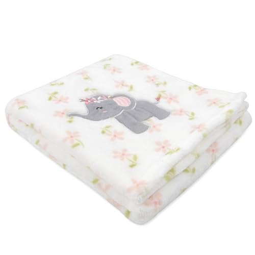 Baby Essentials Plush Fleece Throw and Receiving Baby Blankets for Boys and Girls 30x36 - Image 2