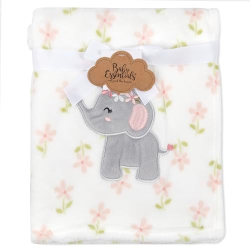 Baby Essentials Plush Fleece Throw and Receiving Baby Blankets for Boys and Girls 30x36 - Image 4