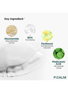 P.CALM Underpore Facial Sheet Mask (Pack Of 5) Vegan Moisturizing Daily Facial Treatment Mask For Sensitive Skin Korean Sincare  - Image 4
