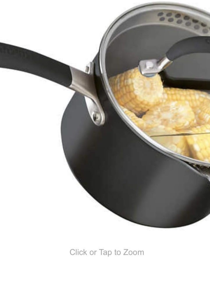 Circulon 13-Piece Premier Professional Hard Anodized Cookware Set Black Pans, saucepan, stockpot, skillet with Lids  - Image 4