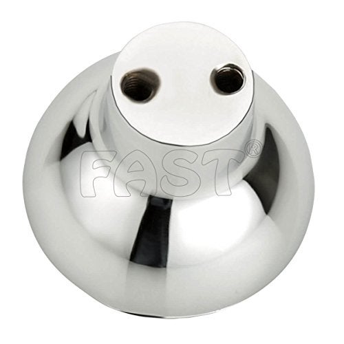 FAST Knobs01 Chrome Plated Multi Colour Furniture Cabinet Drawer Pull Knob Handle 4pcs (White) - Image 3