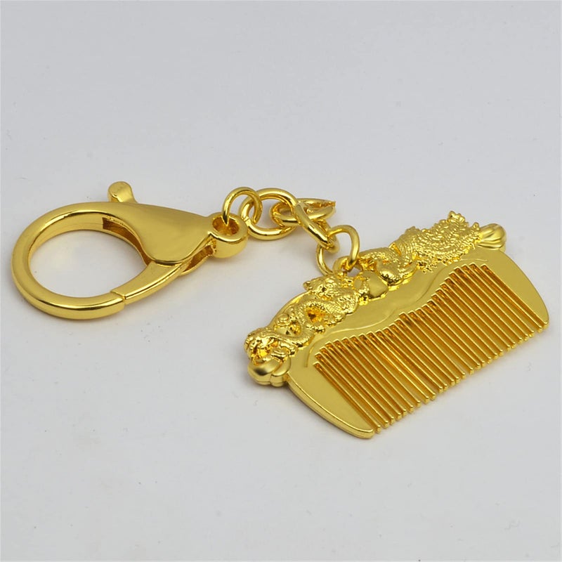 Fengshuibringluck Feng Shui Dragon and Phoenix Gift For Married Couple Happy Marriage Comb Amulet - Image 2