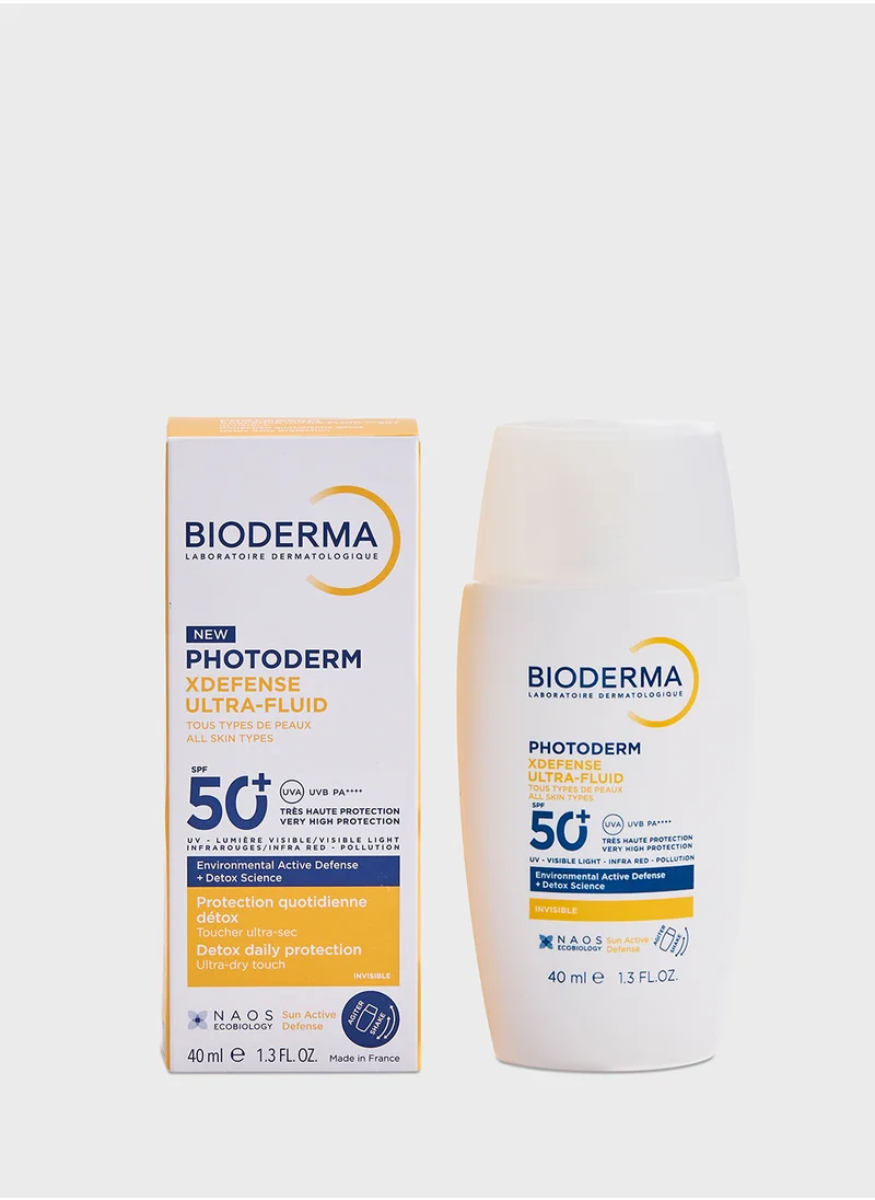 بيوديرما Photoderm Xdefense Ultra fluid SPF50+ INV Neutre F40ml