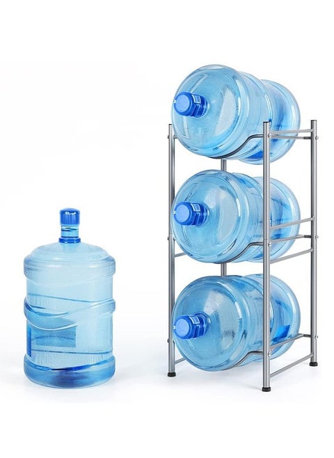 3 Tier Water Bottle Stand 5 Gallon Water Bottle Holder Water Bottle Storage Rack for Office Home and Kitchen