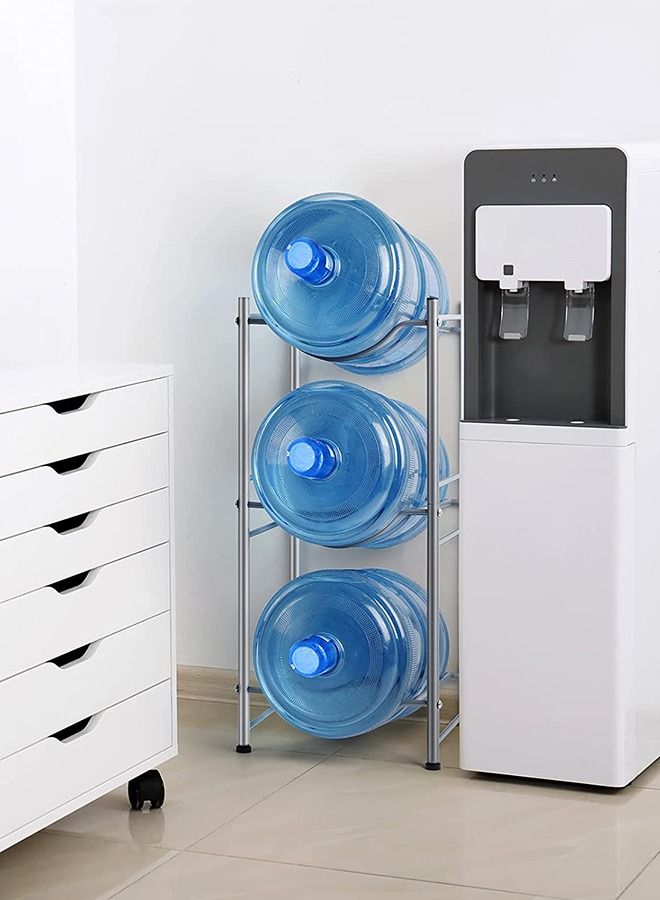 CityRiya-Long 3 Tier Water Bottle Stand 5 Gallon Water Bottle Holder Water Bottle Storage Rack for Office Home and Kitchen - Image 2