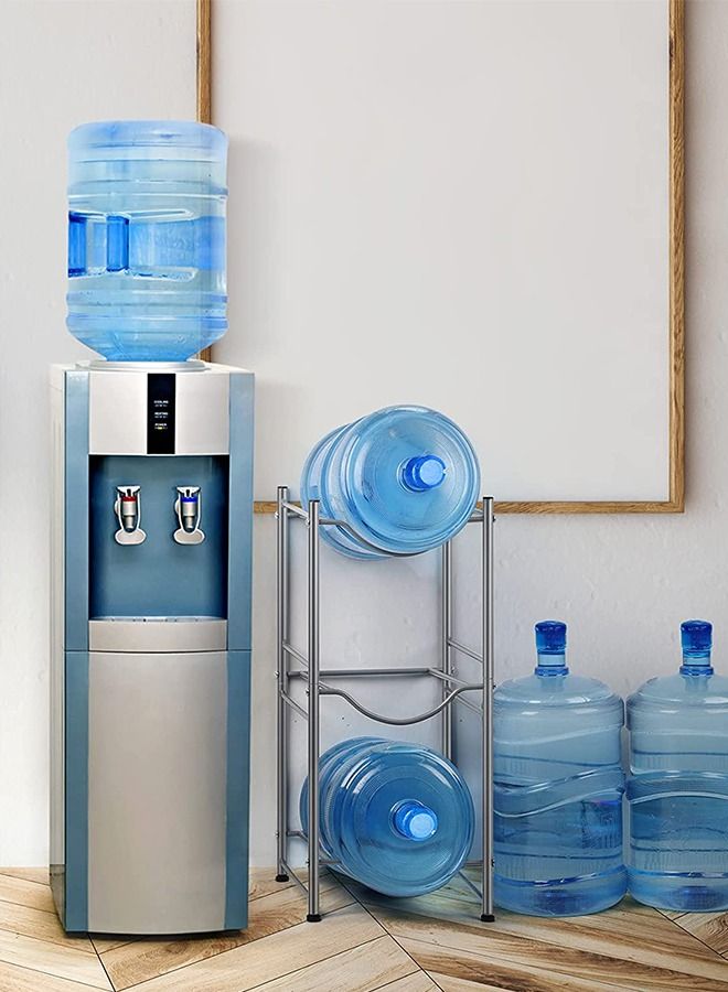 CityRiya-Long 3 Tier Water Bottle Stand 5 Gallon Water Bottle Holder Water Bottle Storage Rack for Office Home and Kitchen - Image 3
