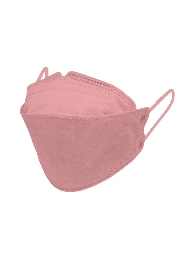 10 Pcs KF94 Disposable Face Safety Mask, Strawberry fragrance 4 Ply Breathable Comfortable Safety Mask, Mouth Face Mask Breathable Mask Unisex (Pink) - Image 5