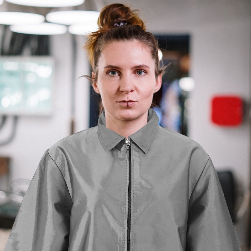 Grooming Work Clothes Pet Grooming Workwear Short Sleeves Uniform for Women - Image 3