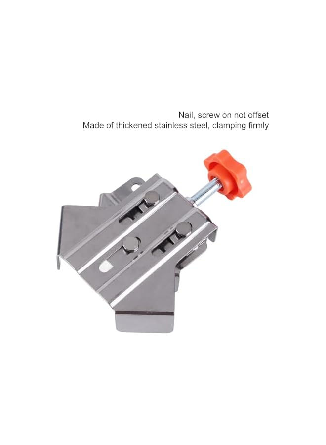 promass 4Pcs Corner Clamp, Stainless Steel Right Angle Clamp, Adjustable 90 Degree Clamp for Woodworking, Opened Closed, for Various Materials - Image 4
