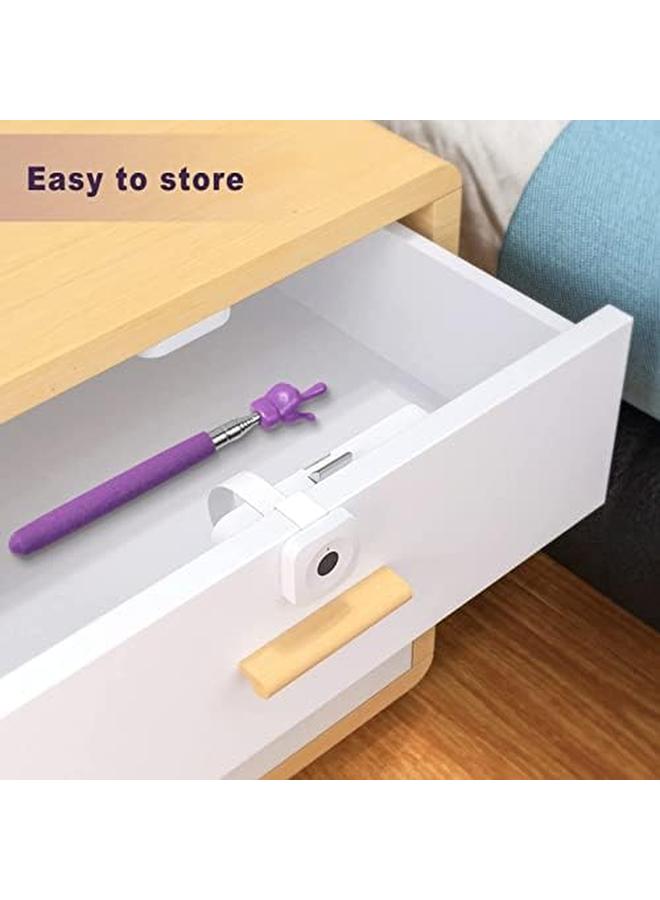 Excefore Children Finger Reading Stick Kindergarten Student Teacher Teaching Point Reading Pen Telescopic Teachers Pointer For Elementary School Kindergarten Teacher 4 Pcs - Image 4