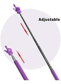 Excefore Children Finger Reading Stick Kindergarten Student Teacher Teaching Point Reading Pen Telescopic Teachers Pointer For Elementary School Kindergarten Teacher 4 Pcs  - Image 2