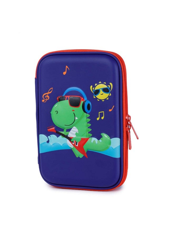 webby dinosaur stylish geometry box with zip- Multi color - Image 1