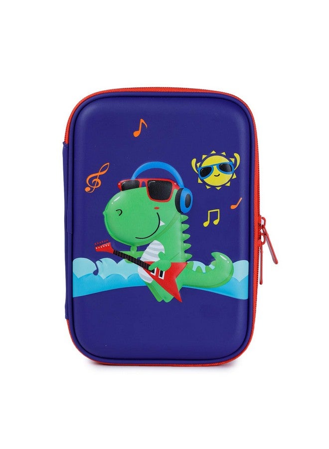 webby dinosaur stylish geometry box with zip- Multi color - Image 2