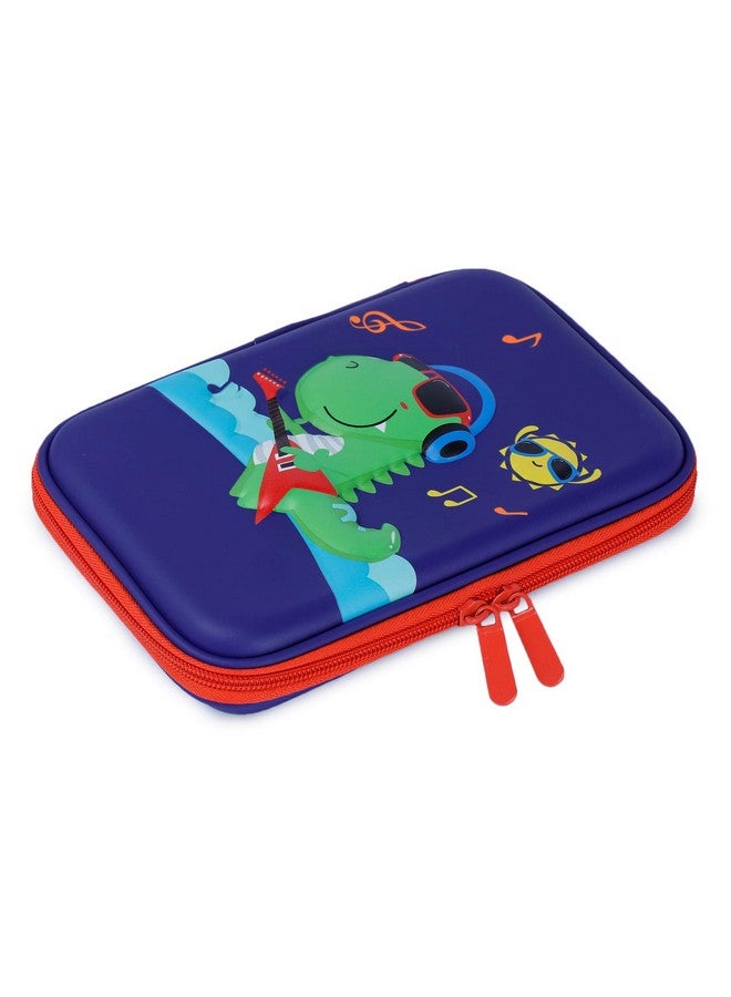 webby dinosaur stylish geometry box with zip- Multi color - Image 4