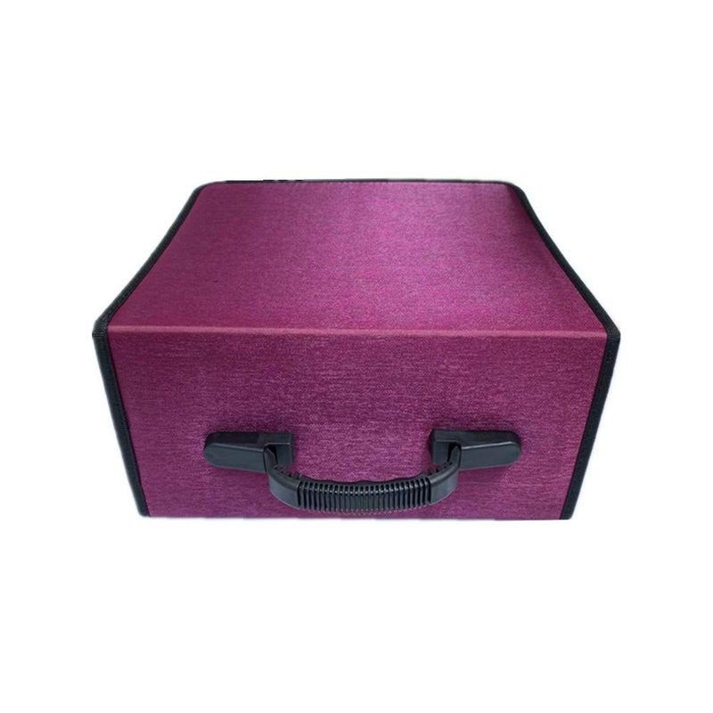 Penlonda CD/DVD Case Holder Organizer Wallet Sleeves Booklet Binder,Storage 400 Capacity Disc(Rose) - Image 4